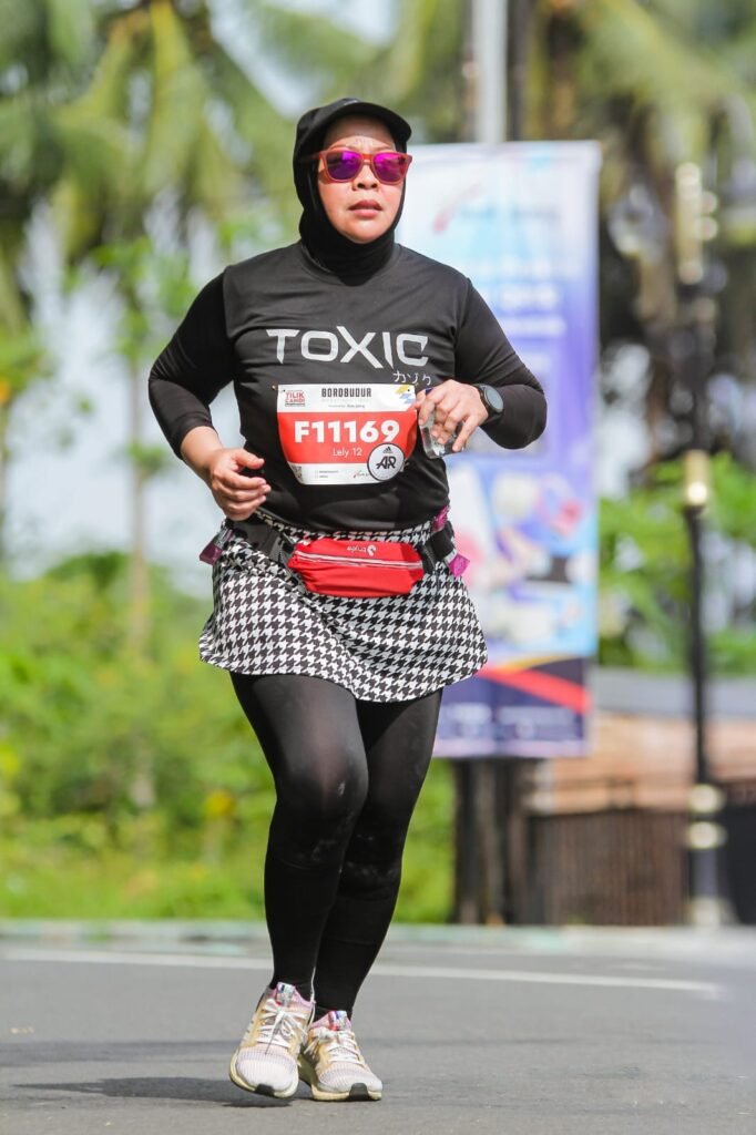 Transformasi Mpok Lely, Dari Sabuk hitam Karate Hingga ingin menaklukan Marathon
